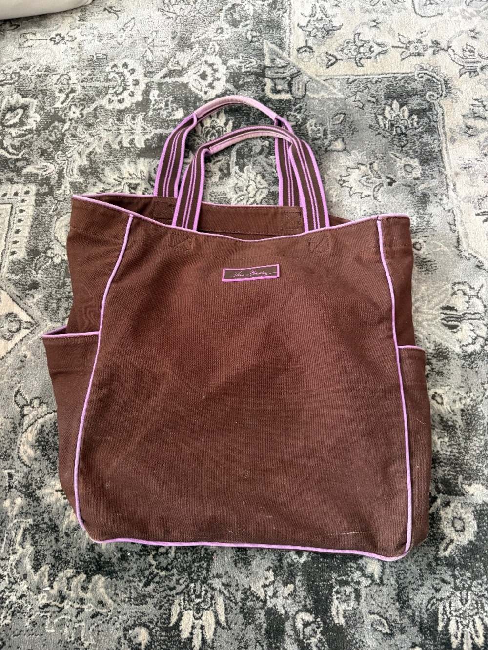Vera Bradley Canvas Traveler Tote Bag